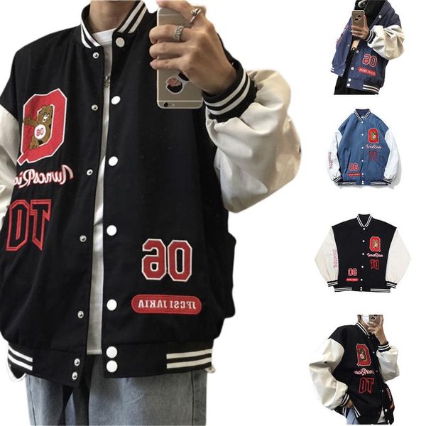 women's jackets women oversized baseball jackets, fashion letter embroidery long sleeve bomber, Black;brown
women's jackets women oversized baseball jackets, fashion letter embroidery long sleeve bomber, Black;brown