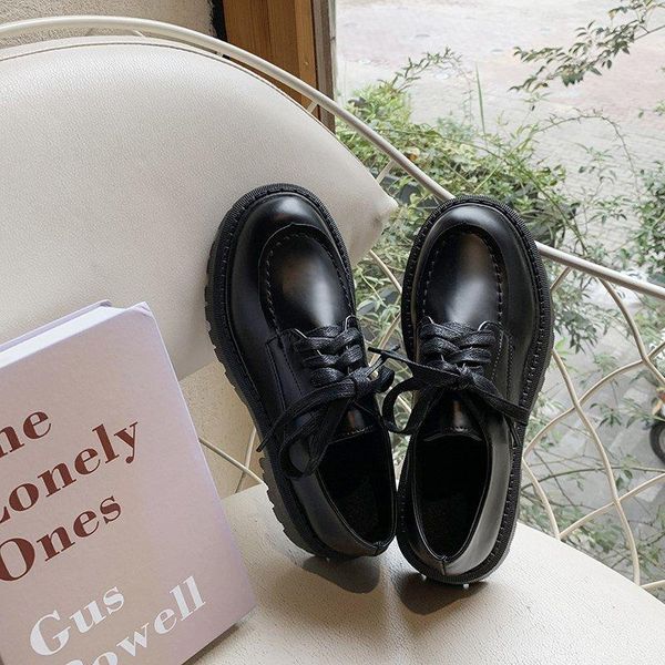 women oxford leather shoes flat on platform casual black lace up sewing round toe zapatos mujer boots
women oxford leather shoes flat on platform casual black lace up sewing round toe zapatos mujer boots