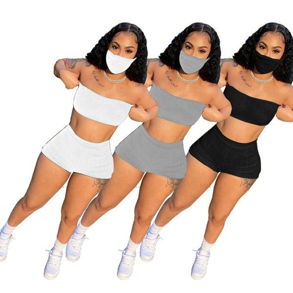 summer outfits women jogging suit plus size s-2xl tracksuits sleeveless tank crop +shorts+mask two pieces set sportswear casual black sweat, Gray
summer outfits women jogging suit plus size s-2xl tracksuits sleeveless tank crop +shorts+mask two pieces set sportswear casual black sweat, Gray
