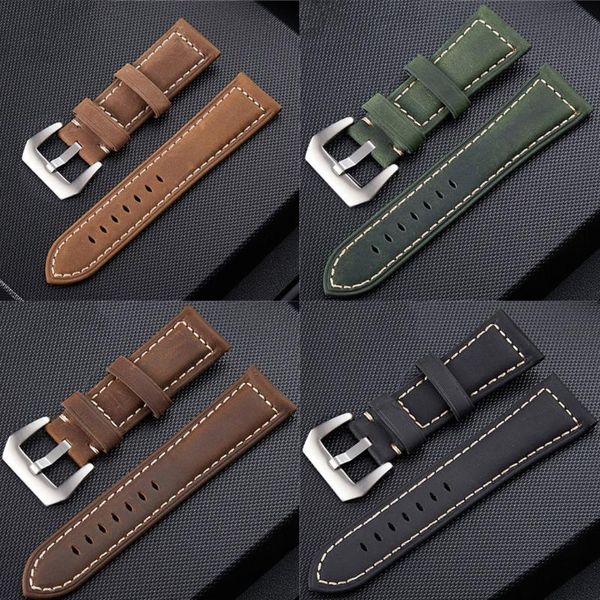watch bands 20mm 22mm 24mm genuin leather bracelet men women vintage black brown green steel buckle adjustbale strap band shellhard
watch bands 20mm 22mm 24mm genuin leather bracelet men women vintage black brown green steel buckle adjustbale strap band shellhard