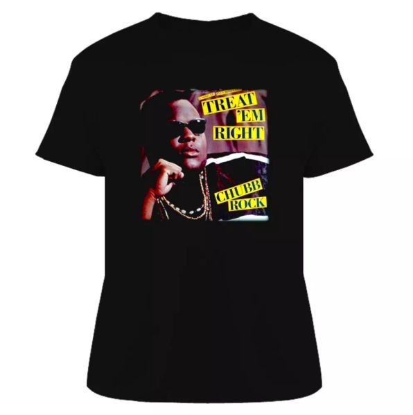chubb rock old school rap hip hop t shirt, White;black 
chubb rock old school rap hip hop t shirt, White;black