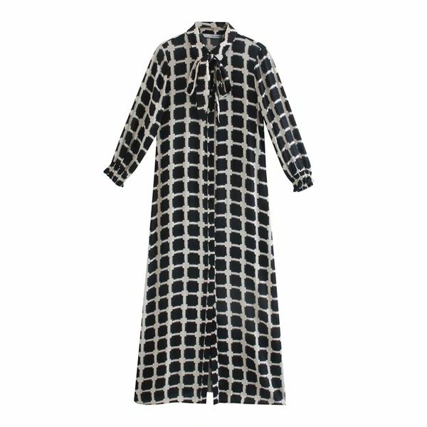 fashion button-fly women long dresses summer casual plaid shirts black print female dress slim girls chic 210430, Black;gray
fashion button-fly women long dresses summer casual plaid shirts black print female dress slim girls chic 210430, Black;gray