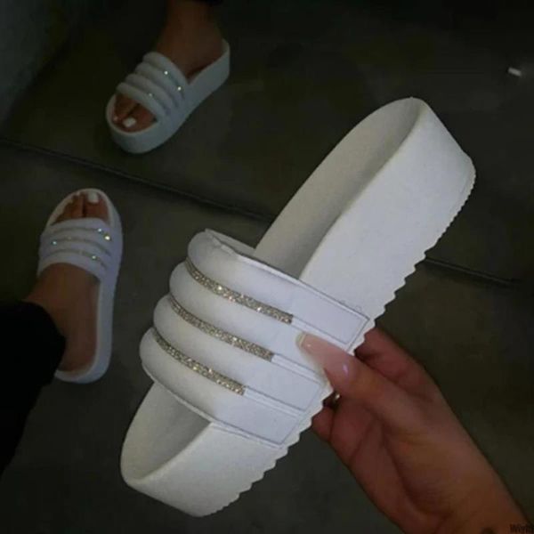 slippers outdoor wild fashion ladies spring and summer women waterproof platform thick bottom rhinestone candy color beach s, Black
slippers outdoor wild fashion ladies spring and summer women waterproof platform thick bottom rhinestone candy color beach s, Black