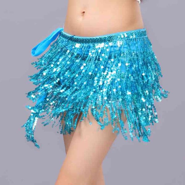 new belly dance sequins tassel waist chain lace up beads skirt latin hip towel, Silver
new belly dance sequins tassel waist chain lace up beads skirt latin hip towel, Silver