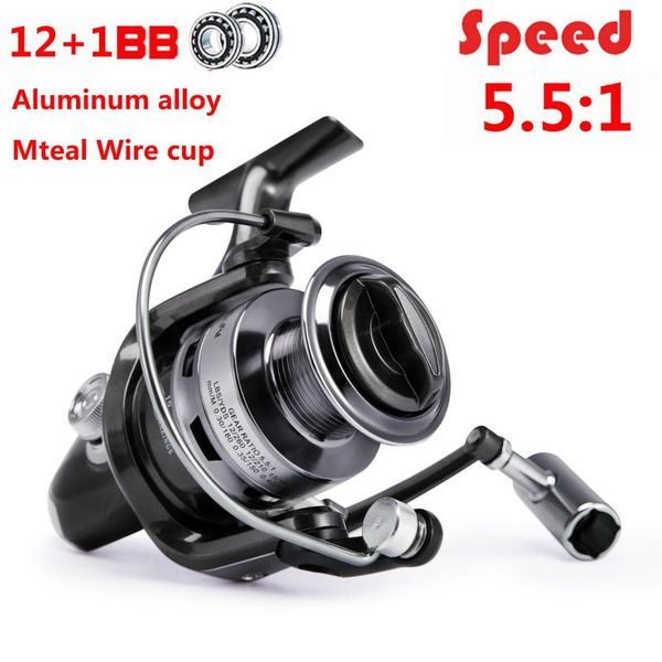 ac1000-7000 5.5:1 12+1bb metal wire cup 10kg max darg fishing reel all spinning reels one way bearing carp baitcasting
ac1000-7000 5.5:1 12+1bb metal wire cup 10kg max darg fishing reel all spinning reels one way bearing carp baitcasting