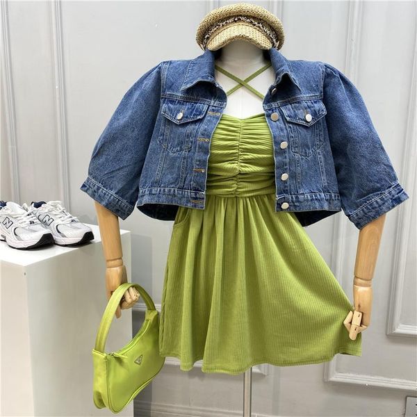 women's jackets half-sleeve denim coat 2021 summer fall retro lapel puff sleeve loose high waist short jeans jacket girls student jean, Black;brown
women's jackets half-sleeve denim coat 2021 summer fall retro lapel puff sleeve loose high waist short jeans jacket girls student jean, Black;brown