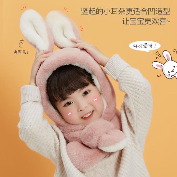 cute kids fleece hooded scarf thickened ear protection hat in autumn and winter for boys girls cycling caps & masks, Black
cute kids fleece hooded scarf thickened ear protection hat in autumn and winter for boys girls cycling caps & masks, Black
