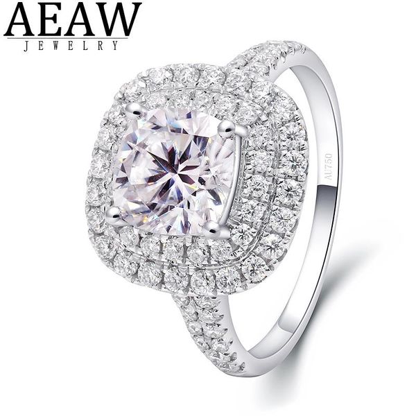 cluster rings aeaw 1 ct 6mm cushion cut engagement&wedding moissanite diamond ring double genuine 14k 585 white gold, Golden;silver
cluster rings aeaw 1 ct 6mm cushion cut engagement&wedding moissanite diamond ring double genuine 14k 585 white gold, Golden;silver