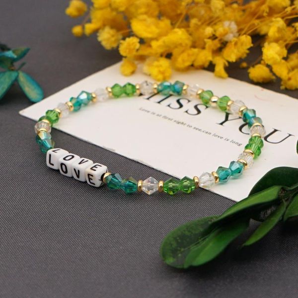 beaded, strands shinus fashion crystal stretch bracelets love letter beads bracelet for women 2021 crystals pulseras jewelry unique accessor, Black
beaded, strands shinus fashion crystal stretch bracelets love letter beads bracelet for women 2021 crystals pulseras jewelry unique accessor, Black