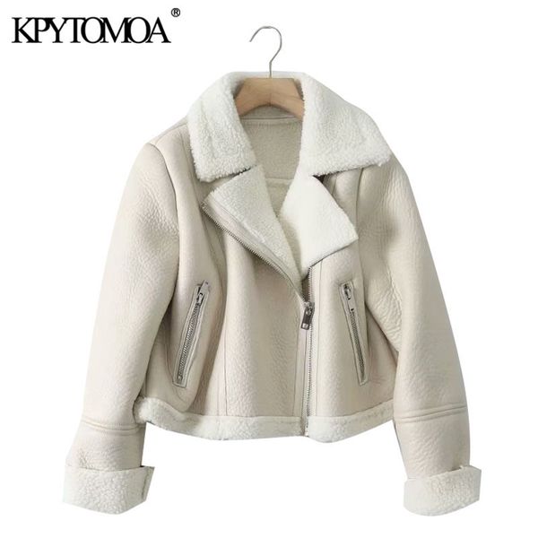 women fashion thick warm winter fur faux leather cropped jacket coat vintage long sleeve female outerwear chic 210416, Black;brown
women fashion thick warm winter fur faux leather cropped jacket coat vintage long sleeve female outerwear chic 210416, Black;brown