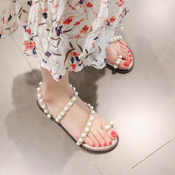 fashion women sandals 2021 summer shoes thong flat pearl comfortable string bead slippers casual, Black
fashion women sandals 2021 summer shoes thong flat pearl comfortable string bead slippers casual, Black