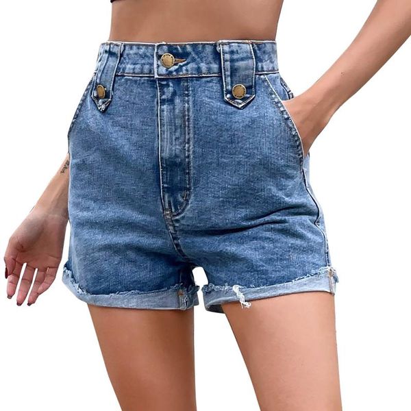 women's shorts summer 2021 wide leg denim loose thin rolled jeans short pants casual straight retro high waisted, White;black
women's shorts summer 2021 wide leg denim loose thin rolled jeans short pants casual straight retro high waisted, White;black