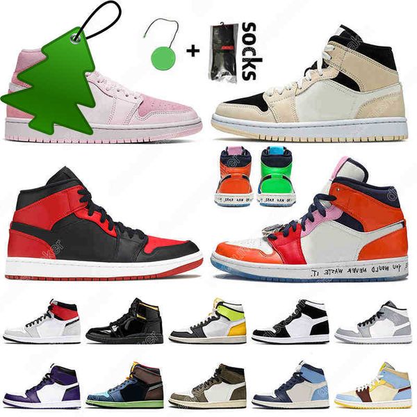 with socks 1 1s mid digital pink unc basketball shoes high fearless maison chateau rouge men women trainers l, Black
with socks 1 1s mid digital pink unc basketball shoes high fearless maison chateau rouge men women trainers l, Black