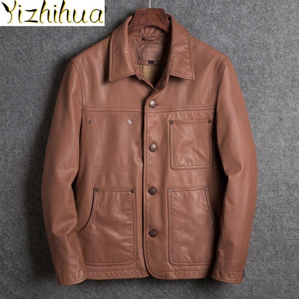 men's leather & faux azazel genuine cow jacket men 200% cowhide coat spring autumn fashion short vintage jackets 2822 kj4545, Black
men's leather & faux azazel genuine cow jacket men 200% cowhide coat spring autumn fashion short vintage jackets 2822 kj4545, Black