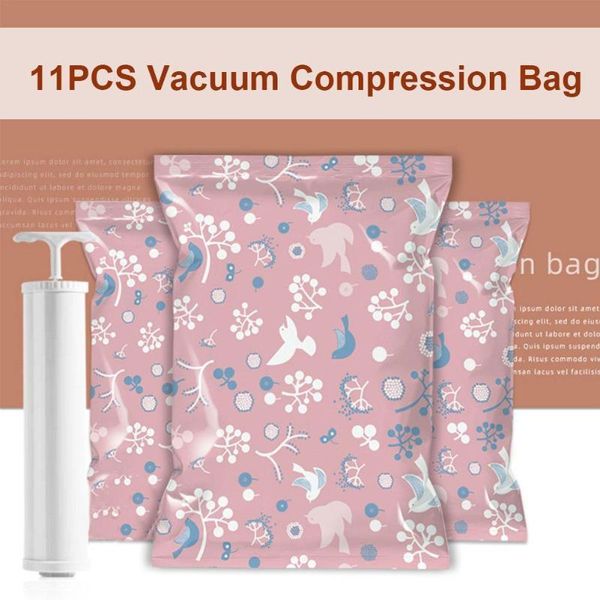 storage bags 11set thickened vacuum compression bag cotton quilt thick clothing finishing packing organizer moisture-proof
storage bags 11set thickened vacuum compression bag cotton quilt thick clothing finishing packing organizer moisture-proof