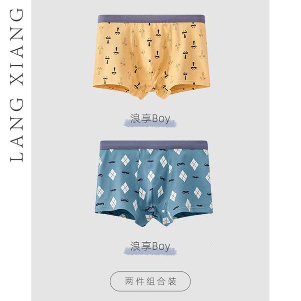 underpants langxiang underwear pure cotton men's boxed, Black;white
underpants langxiang underwear pure cotton men's boxed, Black;white