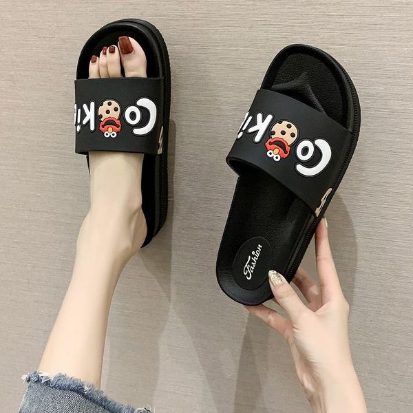slippers slipper female 2021 fashion all-match net red thick bottom flip-flops instagram tide beach flat sandals, Black
slippers slipper female 2021 fashion all-match net red thick bottom flip-flops instagram tide beach flat sandals, Black