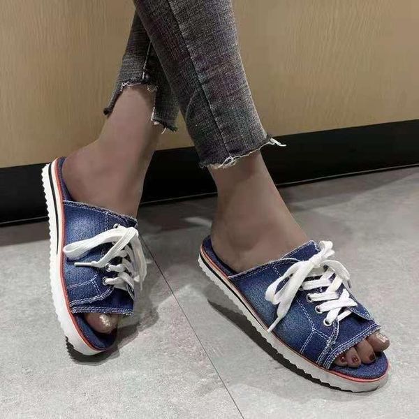 slippers 2021 summer canvas women's sandals flat-shaped low-heeled shoes lace-up, Black
slippers 2021 summer canvas women's sandals flat-shaped low-heeled shoes lace-up, Black