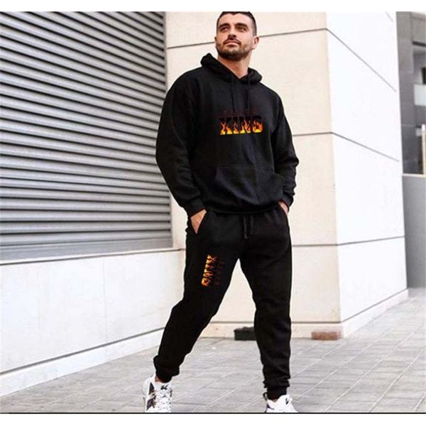 autumn and winter new fashion brand printed fleece stitched sweater set men's leisure sports hoodie, Gray
autumn and winter new fashion brand printed fleece stitched sweater set men's leisure sports hoodie, Gray