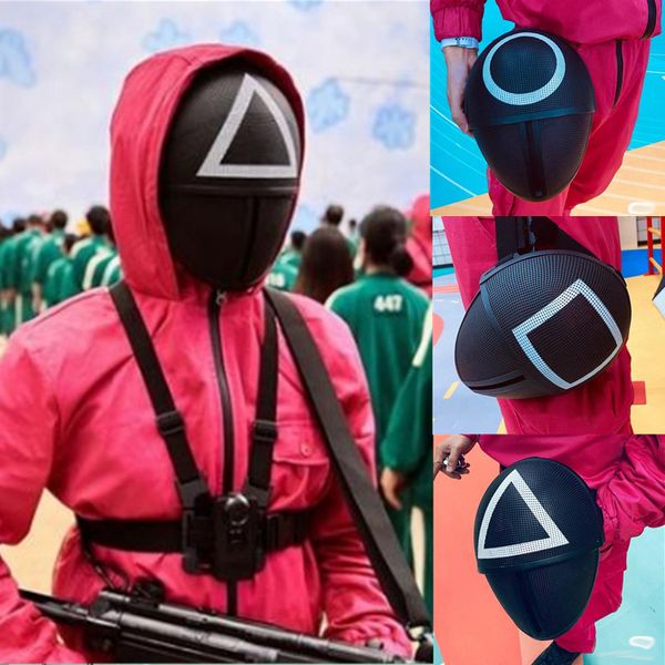 tv squid game mask cosplay square circle triangle black masks halloween full face costume prop party, Silver
tv squid game mask cosplay square circle triangle black masks halloween full face costume prop party, Silver