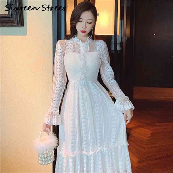 spring lace maxi dress woman long falre sleeve patchwork elegant party dresses female chic fashion vestidos 210603, Black;gray
spring lace maxi dress woman long falre sleeve patchwork elegant party dresses female chic fashion vestidos 210603, Black;gray