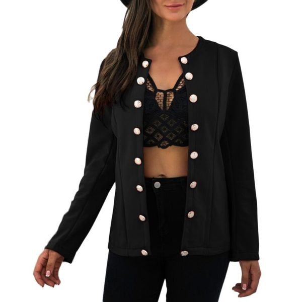 women's jackets autumn winter women solid casual blazers open front button lightweight work office slim coats outerwear, Black;brown
women's jackets autumn winter women solid casual blazers open front button lightweight work office slim coats outerwear, Black;brown