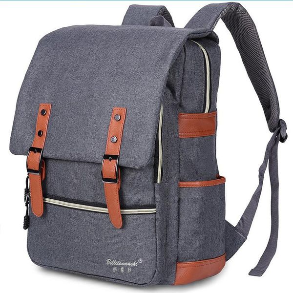 backpack vintage leather backpacks waterproof canvas large capacity camera video casual fashion travel schoolbags teenager
backpack vintage leather backpacks waterproof canvas large capacity camera video casual fashion travel schoolbags teenager