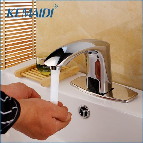 bathroom sink faucets kemaidi design and cold automatic hands touch sensor faucet tap brass material
bathroom sink faucets kemaidi design and cold automatic hands touch sensor faucet tap brass material