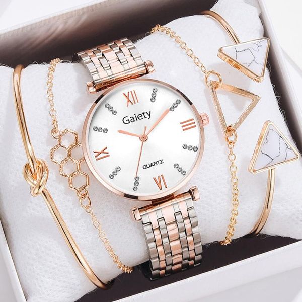 wristwatches 5/pcs women watches fashion diamond ladies stainless steel silver mesh strap female quartz watch, Slivery;brown
wristwatches 5/pcs women watches fashion diamond ladies stainless steel silver mesh strap female quartz watch, Slivery;brown