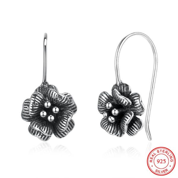 stud 925 sterling silver vintage retro style black flower earrings for women lady girls birthday gift antique jewelry, Golden;silver
stud 925 sterling silver vintage retro style black flower earrings for women lady girls birthday gift antique jewelry, Golden;silver