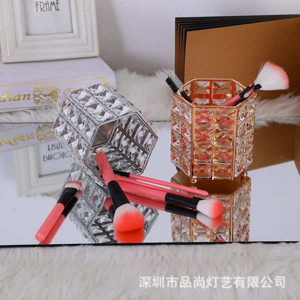storage boxes & bins fashion european dresser makeup hexagonal crystal brush barrel nail pen holder deskcraft decoration
storage boxes & bins fashion european dresser makeup hexagonal crystal brush barrel nail pen holder deskcraft decoration