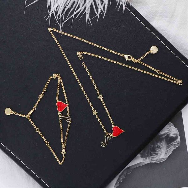 2021 luxury designer jewelry display red little love necklace bracelet valentine's day exclusive small luxury day gift, Silver
2021 luxury designer jewelry display red little love necklace bracelet valentine's day exclusive small luxury day gift, Silver