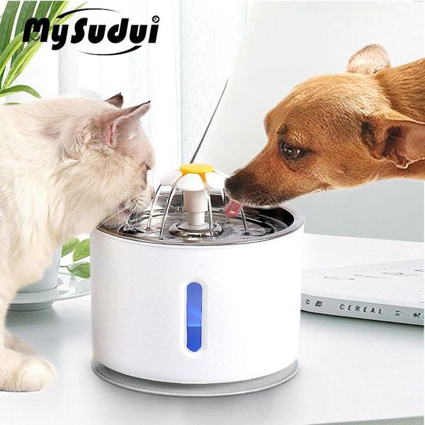 2.4l automatic pet dog cat water fountain bowl led electric silent auto drinker feeder container dispenser for cats kittens usb bowls & feed
2.4l automatic pet dog cat water fountain bowl led electric silent auto drinker feeder container dispenser for cats kittens usb bowls & feed