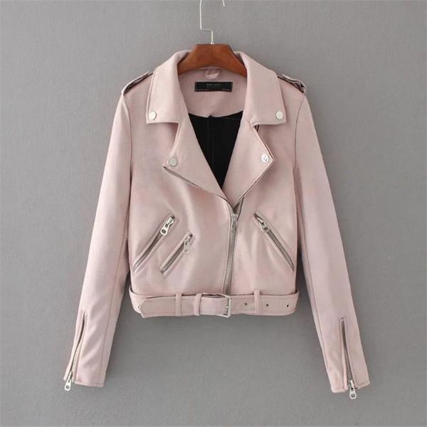 women's leather & faux woman spring suede jackets female autumn motorcycle jacket women oversized coat lady short moto biker overcoat, Black
women's leather & faux woman spring suede jackets female autumn motorcycle jacket women oversized coat lady short moto biker overcoat, Black