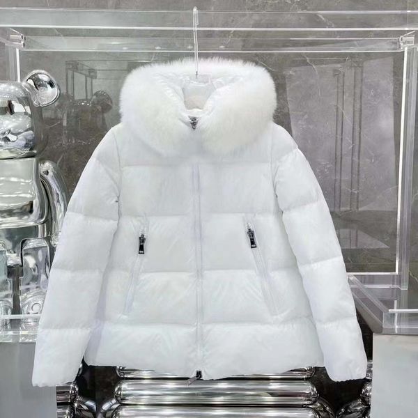 down coats designer's super luxury a-line ladies down jacket hooded fox feather 90% white duck downs filling effective cold protection, Black
down coats designer's super luxury a-line ladies down jacket hooded fox feather 90% white duck downs filling effective cold protection, Black