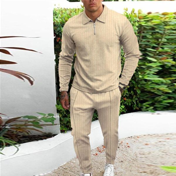 jogging clothing 2021 autumn men's striped outfits casual long sleeve turn-down collar zip pullover and pant suits men fashion two piec, Black;red
jogging clothing 2021 autumn men's striped outfits casual long sleeve turn-down collar zip pullover and pant suits men fashion two piec, Black;red