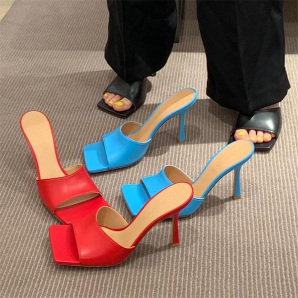 summer slippers square toe women sandals high heel slipper dress shoes woman ladies mules red black blue slides
summer slippers square toe women sandals high heel slipper dress shoes woman ladies mules red black blue slides