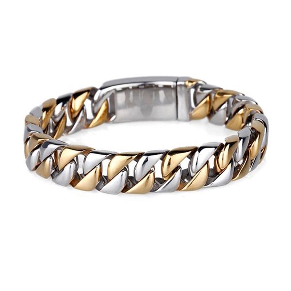 link, chain mens curb cuban link bracelet punk rock 316l stainless steel biker bracelets for men silver gold never faded 12mm/20mm, Black
link, chain mens curb cuban link bracelet punk rock 316l stainless steel biker bracelets for men silver gold never faded 12mm/20mm, Black