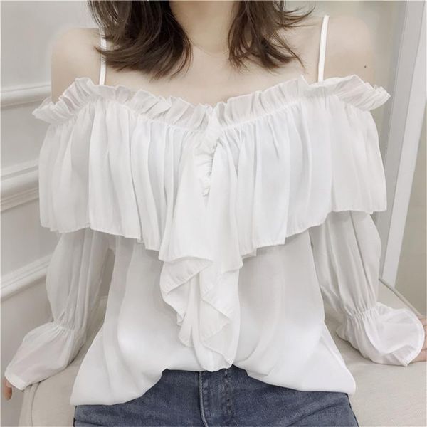 women's blouses & shirts off shoulder spring white summer blouse women long sleeve fashion leisure office ladies oversize chiffon
women's blouses & shirts off shoulder spring white summer blouse women long sleeve fashion leisure office ladies oversize chiffon