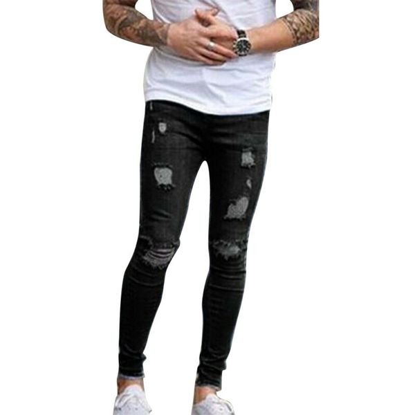 jeans for men mens slimming ripped skinny jeans casual distressed stretch denim pants trousers skinny men jeans 33 38, Blue
jeans for men mens slimming ripped skinny jeans casual distressed stretch denim pants trousers skinny men jeans 33 38, Blue
