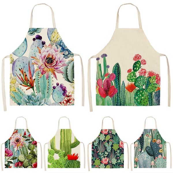 aprons 1pc cactus plants pattern 68x55cm cleaning for woman home cooking kitchen apron cook ear cotton linen pinafore bibs
aprons 1pc cactus plants pattern 68x55cm cleaning for woman home cooking kitchen apron cook ear cotton linen pinafore bibs