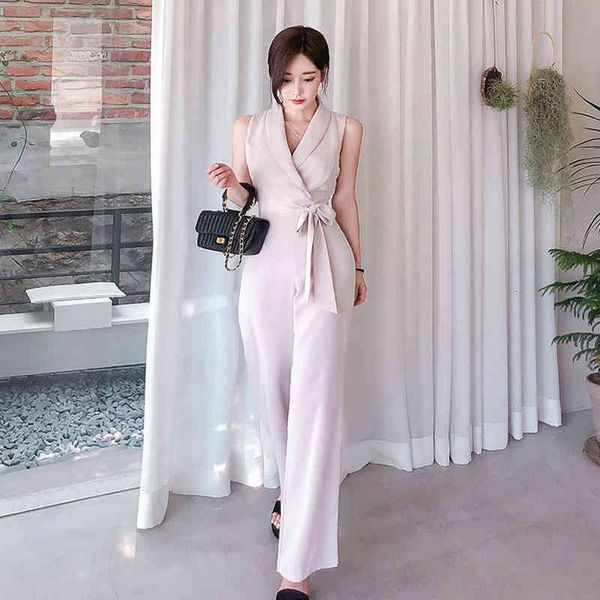 women's tracksuits elegant business sleeveless jumpsuits women new wide leg long playsuits casual office lady work wear rompers wm, Gray
women's tracksuits elegant business sleeveless jumpsuits women new wide leg long playsuits casual office lady work wear rompers wm, Gray