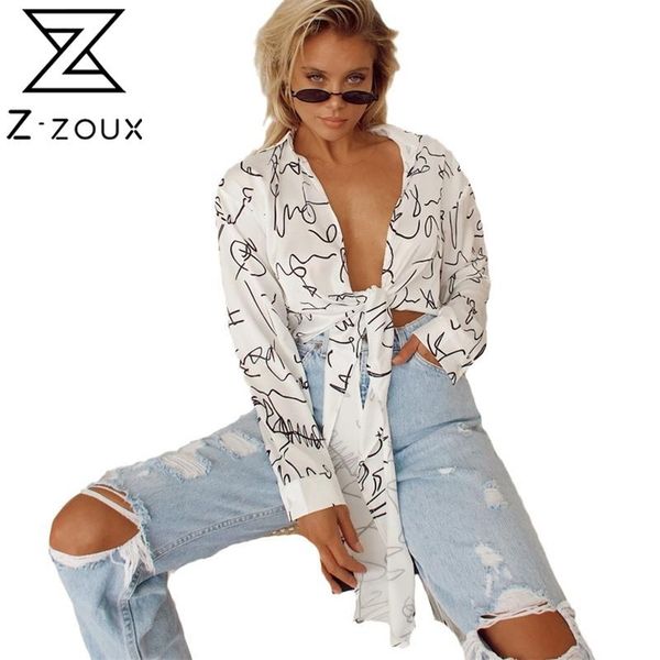 women blouse printed shirts long sleeve lace up ladies loose casual plus size woman spring summer 210513, White
women blouse printed shirts long sleeve lace up ladies loose casual plus size woman spring summer 210513, White
