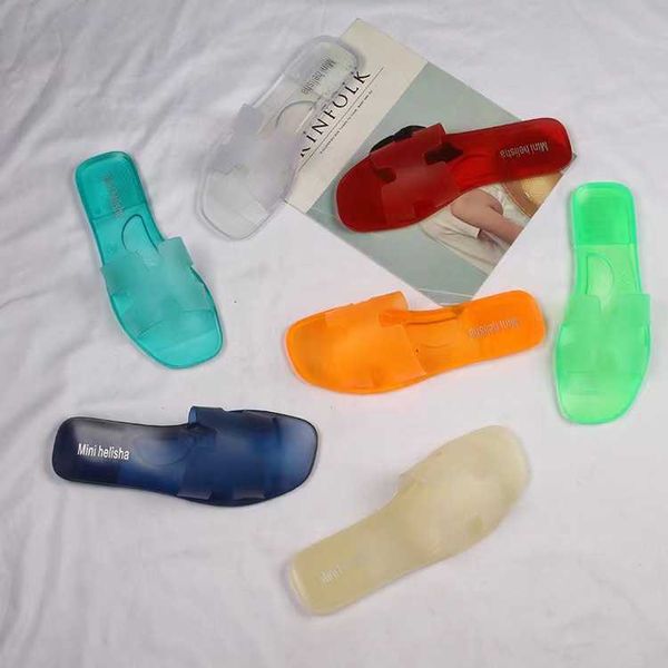 selling new fashion transparent crystal jelly slippers women's flat bottom flip flops, Black
selling new fashion transparent crystal jelly slippers women's flat bottom flip flops, Black