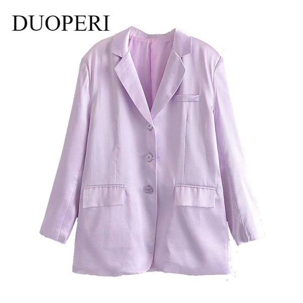 women's suits & blazers duoperi 2021 blazer women buttoned long sleeve loose oversize chic lady fashion casual suit, White;black
women's suits & blazers duoperi 2021 blazer women buttoned long sleeve loose oversize chic lady fashion casual suit, White;black