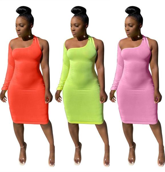 casual dresses one shoulder long sleeve dress women bodycon skinny orange pink night clun party vintage elegant y2k sundresses, Black;gray
casual dresses one shoulder long sleeve dress women bodycon skinny orange pink night clun party vintage elegant y2k sundresses, Black;gray