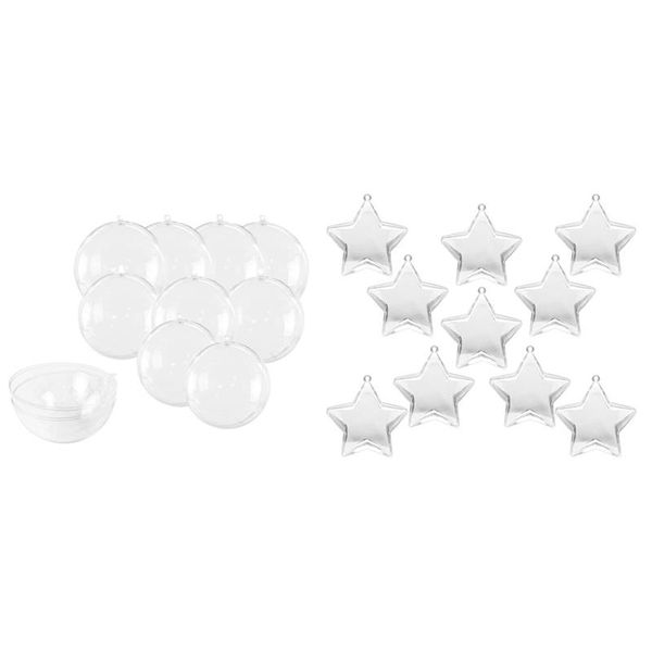 gift wrap 10 pcs 4-inch clear plastic fillable ornaments ball & sets 80mm diy balls (star shape)
gift wrap 10 pcs 4-inch clear plastic fillable ornaments ball & sets 80mm diy balls (star shape)