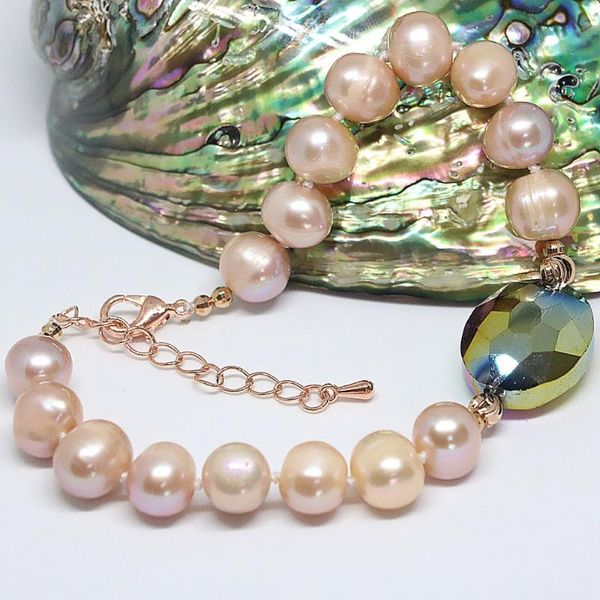 natural freshwater orange pearl nearround beads strand bracelet bangle for women crystal birthday jewelry 7.5inch b1409 link, chain, Black
natural freshwater orange pearl nearround beads strand bracelet bangle for women crystal birthday jewelry 7.5inch b1409 link, chain, Black