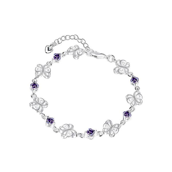 cuff fashionable butterfly zircon bracelet silver color crystal bracelets wrist jewelry charm for ladies, White
cuff fashionable butterfly zircon bracelet silver color crystal bracelets wrist jewelry charm for ladies, White
