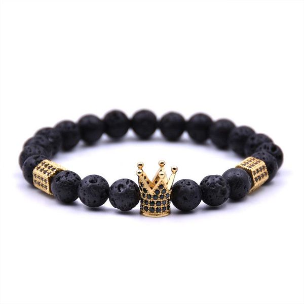 beaded, strands kangkang fashionable 8mm volcanic stone bracelets for men&women 4 color crown charm classic bracelet jewelry 2021, Black
beaded, strands kangkang fashionable 8mm volcanic stone bracelets for men&women 4 color crown charm classic bracelet jewelry 2021, Black